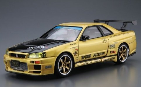 Aoshima 05984 Top Secret BNR34 Skyline GT-R &amp;#39;02 1/24 – imagen 2