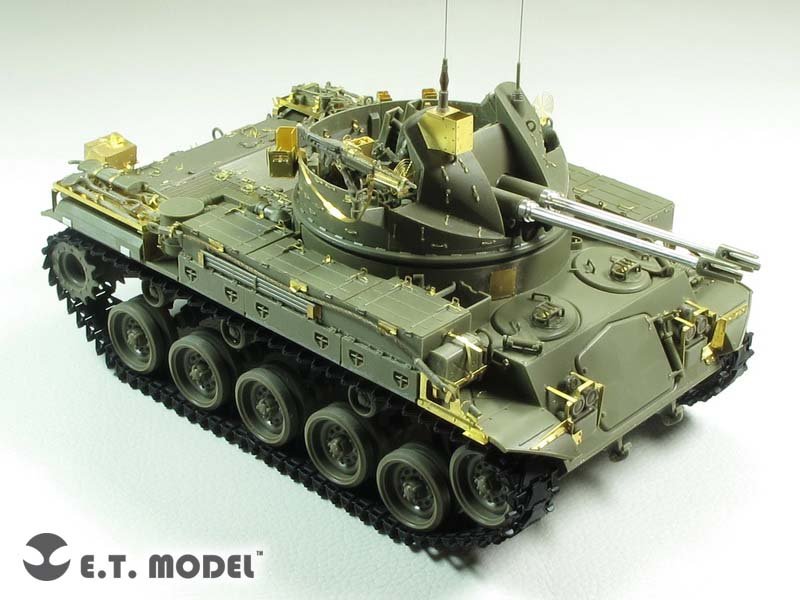 E.T. Model E35-198 US Army M42A1 Self-Propelled Anti-Aircraft gun late type (For AFV CLUB Kit) 1/35 – imagen 2