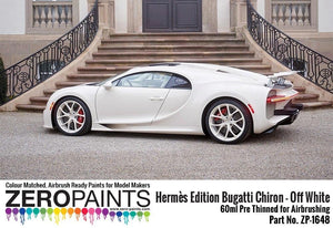 Zero Paints 1648 Hermès Edition Bugatti Chiron Off White 60ML – immagine 2
