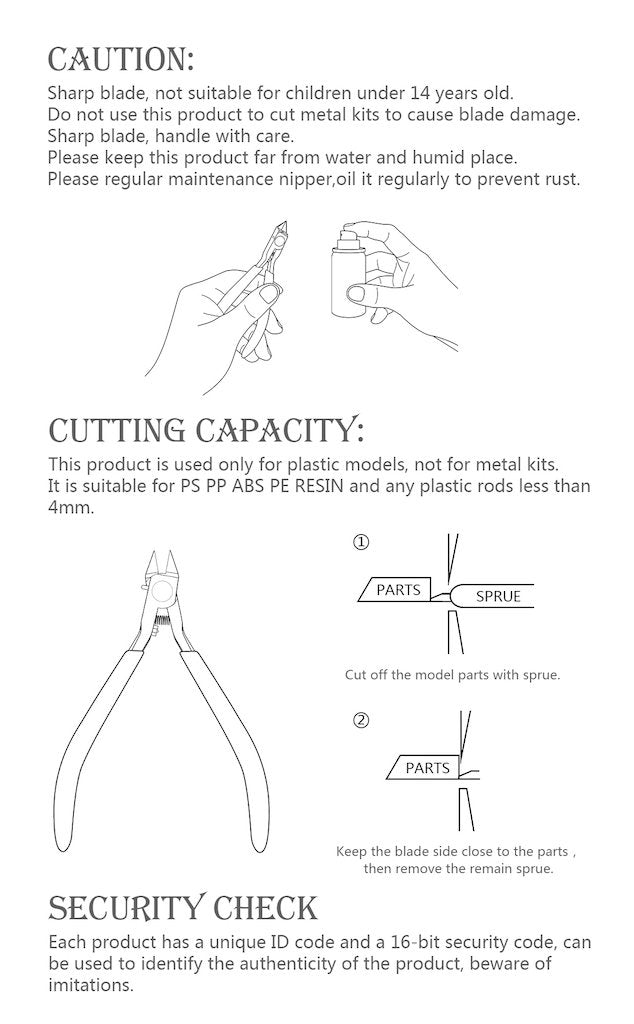 DSPIAE ST-A 3.0 Single Blade Nipper ( cążki modelarskie ) – zdjęcie 6