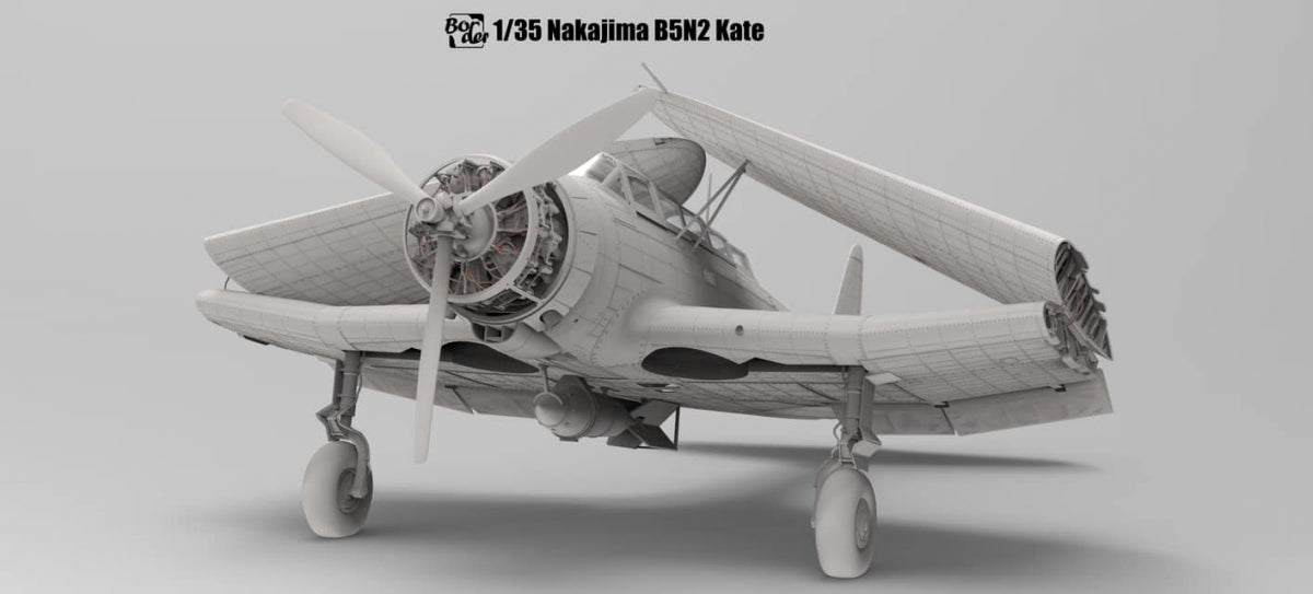 Maquette Border Model BF-005 Nakajima B5N2 Type 97 Bombardier d&amp;#39;attaque embarqué « Kate » avec intérieur complet, échelle 1/35 – image 8