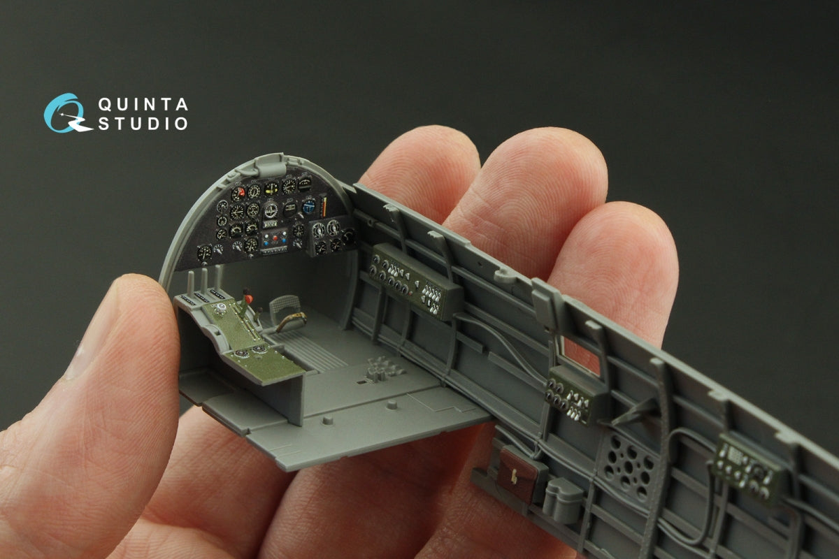 Quinta Studio QD35127 Nakajima B5N2 Kate 3D-Printed coloured Interior on decal paper (Border Model) 1/35 – Bild 6