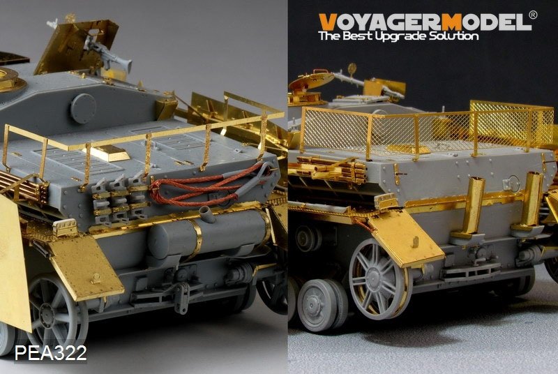 Voyager Model PEA322 WWII German StuG.IV Add parts (For DRAGON) 1/35 – immagine 4