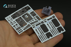 Quinta Studio QD+35108 MH-60L 3D-Printed &amp;amp; coloured Interior on decal paper (Kitty Hawk) (with 3D-printed resin parts) 1/35 – Bild 4