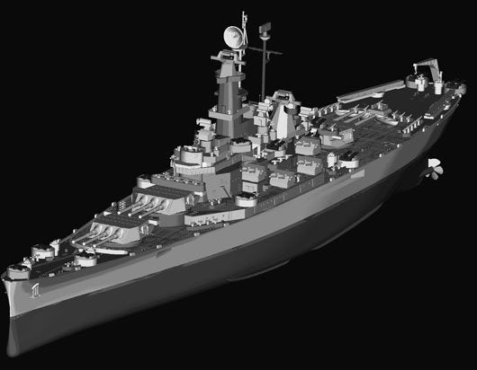 Trumpeter 05760 U.S.S. South Dakota BB-57 1/700 – immagine 7