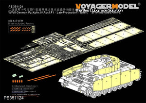 Voyager Model PE351124B WWII German Pz.Kpfw.IV Ausf.F1（LateProduction）Basic（B ver included Ammo) 1/35