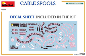 MiniArt 49008 CABLE SPOOLS 1/48 – image 2