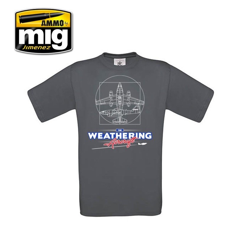 AMMO of Mig Jimenez 8019L The Weathering Aircraft T-shirt (size L)