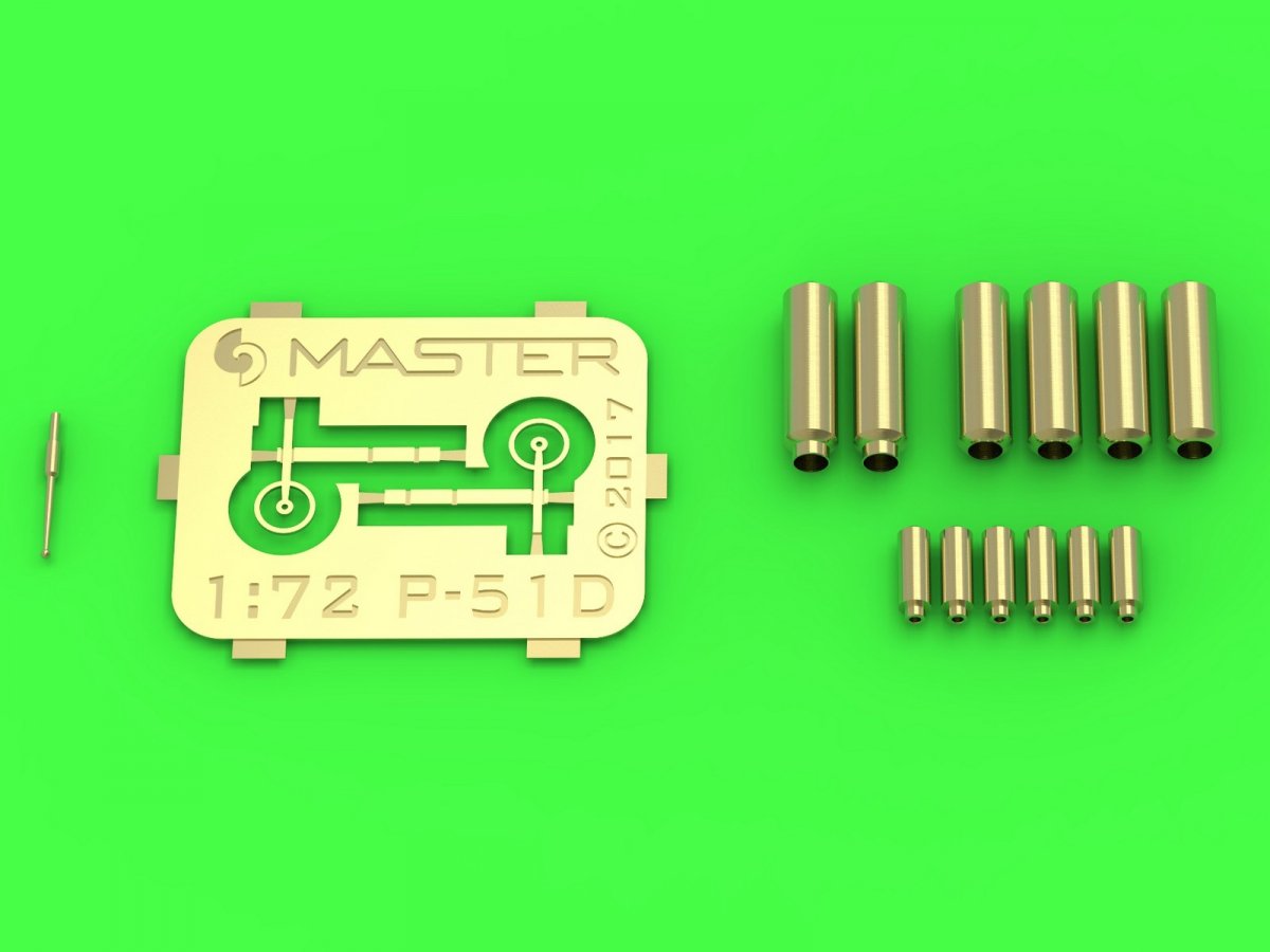 Master AM-72-126 P-51D Mustang Armament &amp; Gunsight Detail Set (1/72)