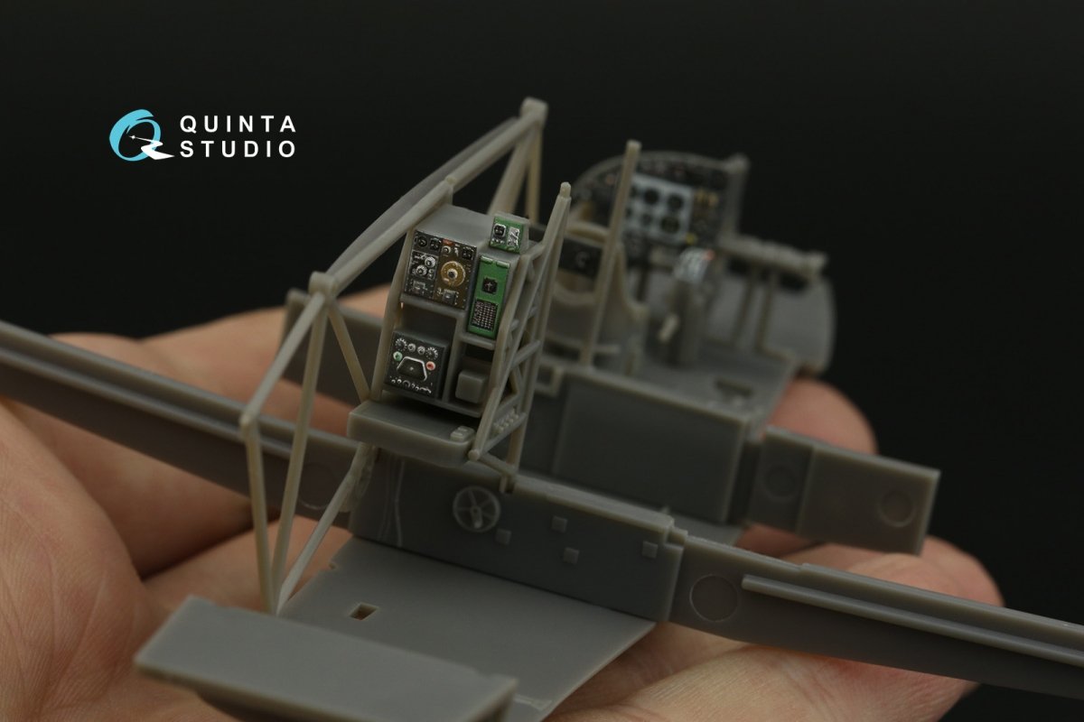 Quinta Studio QDS-48333 Avro Anson Mk.I 3D-Printed &amp;amp; colored Interior on decal paper (Airfix) (Small version) 1/48 – image 6