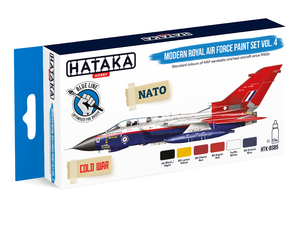 Hataka HTK-BS85 Ensemble de peinture moderne Royal Air Force vol.4 (6x17ml)