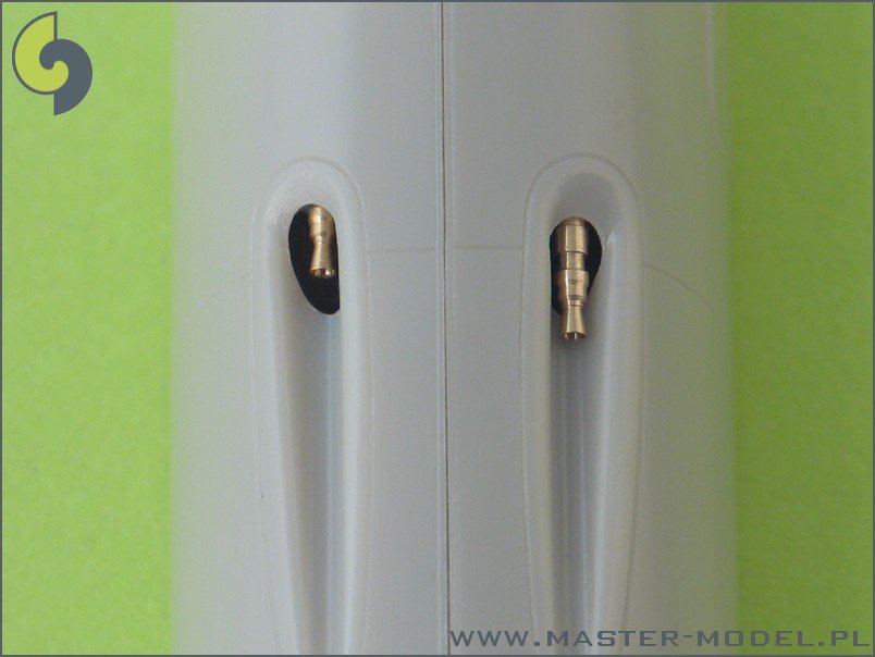 Master AM-48-010 Bf 109 F, G1 - G4 armament set (MG 17 tips) &amp;amp; Pitot Tube 1/48 – imagen 3