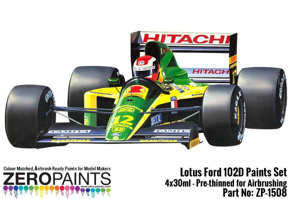 Zero Paints ZP-1508 Lotus Ford 102D Paint Set 4x30ml – imagen 4
