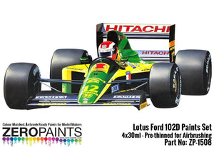 Zero Paints ZP-1508 Lotus Ford 102D Paint Set 4x30ml – imagen 4