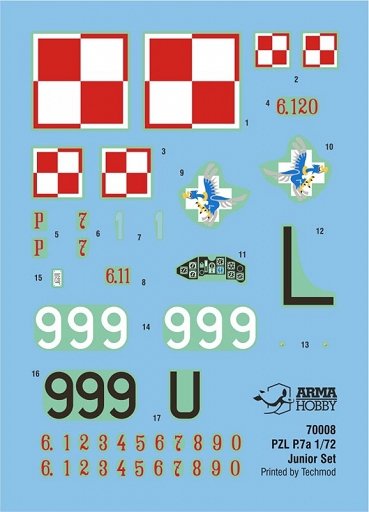 Arma Hobby 70008 PZL P.7a Junior Set 1/72 – image 4