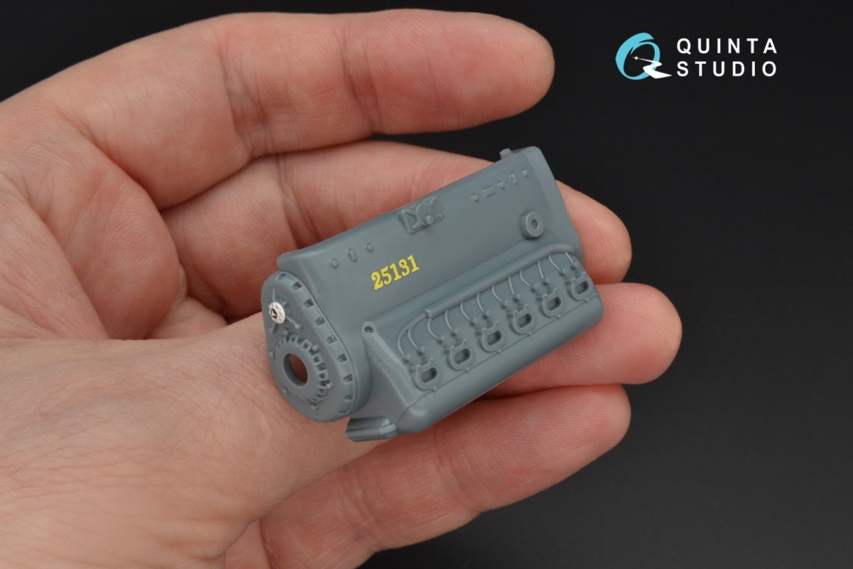 Quinta Studio QD32048 Bf 109E-3 3D-Printed &amp;amp; coloured Interior on decal paper (for Eduard kit) 1/32 – immagine 12