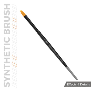 AK Interactive AKB014 AK SYNTHETIC BRUSH – FILBERT 2 – immagine 3