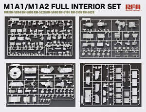 Rye Field Model 5121 M1A1 / M1A2 Abrams Full Interior Set 1/35 – immagine 3