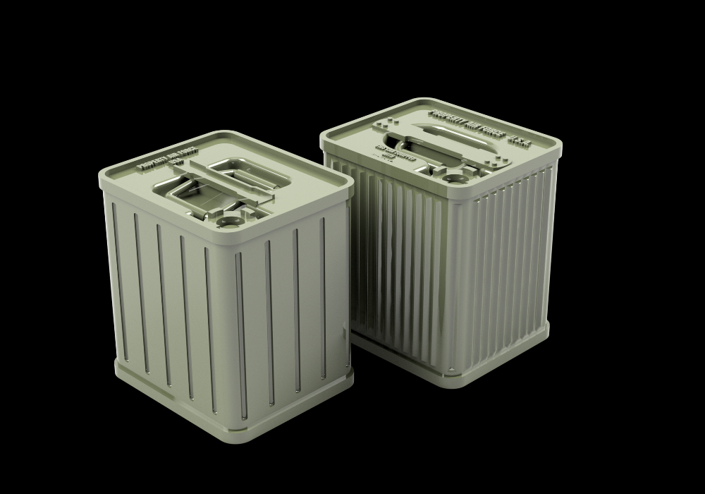 Panzer Art RE35-772 US AAF 5gal fuel canisters (12 pcs) 1/35 – immagine 2