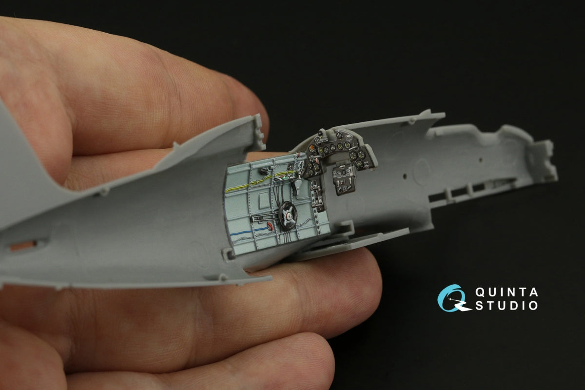 Quinta Studio QD48391 Macchi C.205 Veltro 3D-Printed &amp;amp; coloured Interior on decal paper (Hasegawa/Italeri) 1/48 – imagen 9