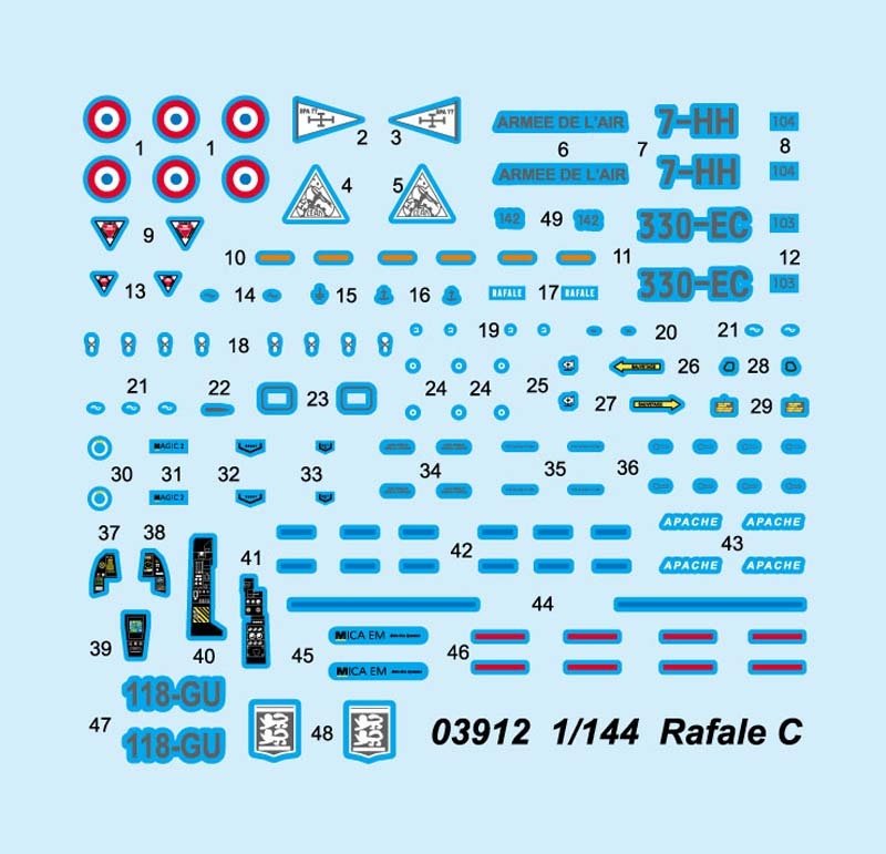 Trumpeter 03912 Rafale C 1/144 – Bild 3
