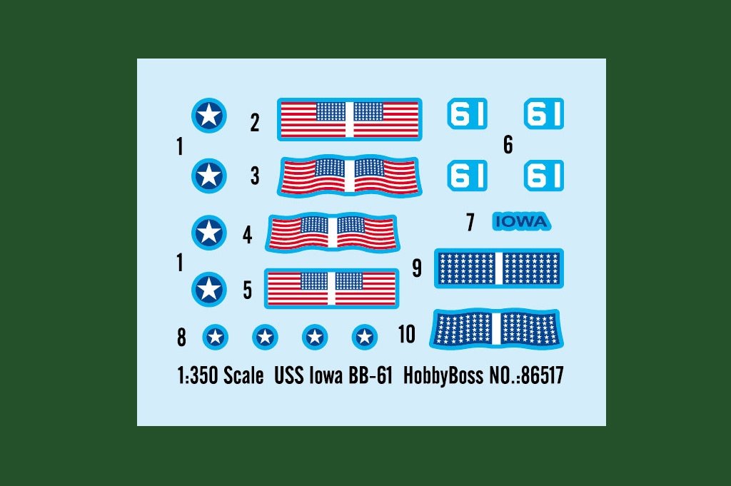 Hobby Boss 86517 USS Iowa BB-61 1/350 – immagine 3