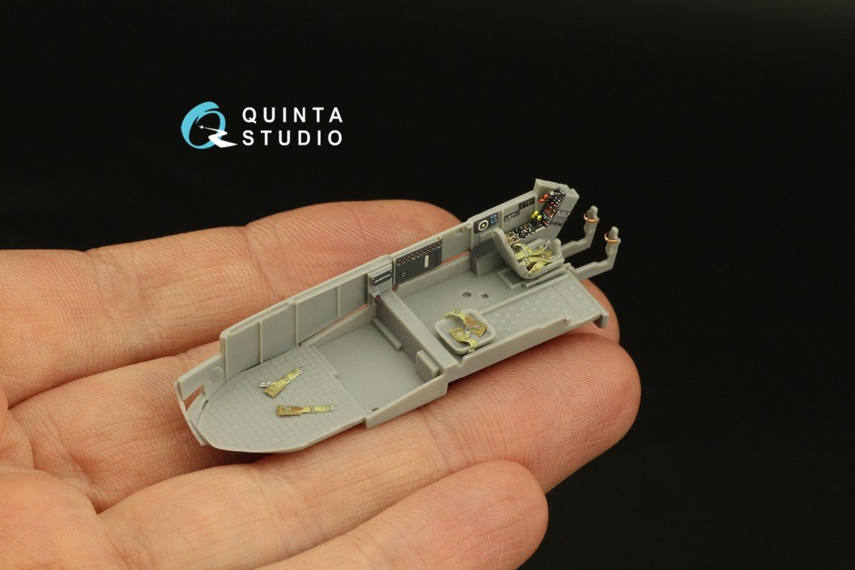 Quinta Studio QD72052 Fw 189A 3D-Printed &amp;amp; coloured Interior on decal paper (ICM) 1/72 – immagine 3