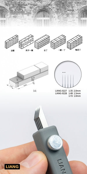 Liang 0227 Model Brick Graver for Dioramas – imagen 5