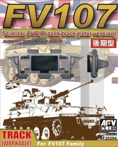 AFV Club 35294 Maquette fonctionnelle de char Scimitar CVR(T) (version ultérieure) pour FV107 au 1/35