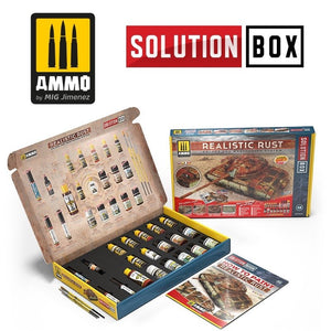 AMMO of Mig Jimenez 7719 SOLUTION BOX - Realistic Rust – immagine 4