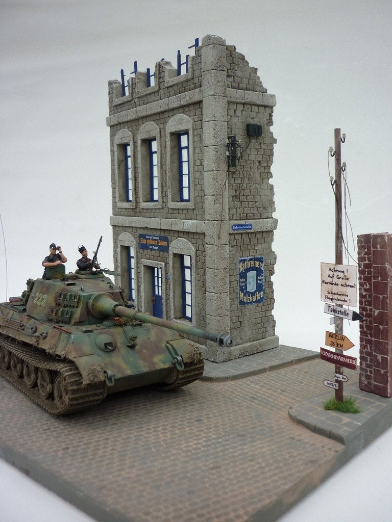 RT-Diorama 35197 Diorama-Base: &amp;quot;Street Corner&amp;quot; 1/35 – Bild 7