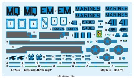 Hobby Boss 87213 CH-46D Seaknight 1/72 – Bild 3
