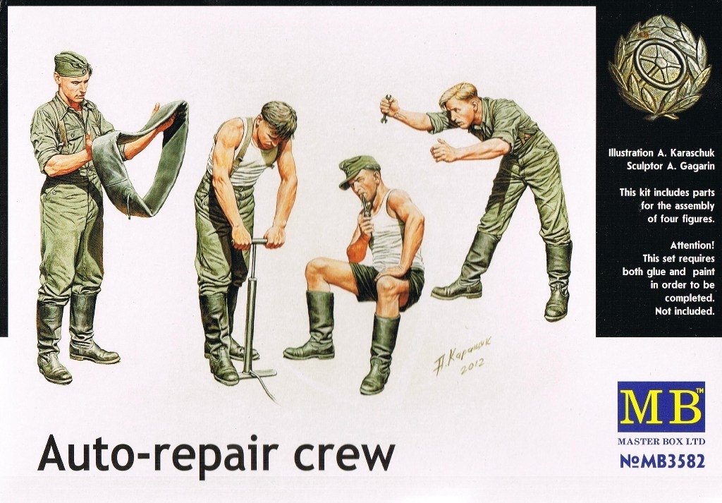Master Box 3582 Auto Repair Crew 1/35
