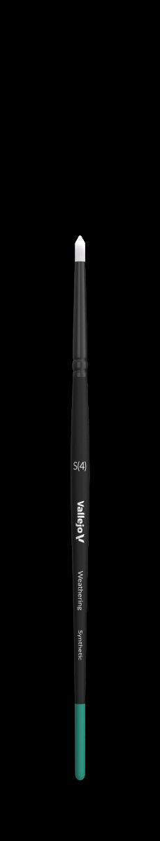 VALLEJO B08001 - Brush - Weathering Round Synthetic - Small – image 2