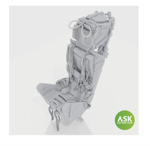 Art Scale Kit A32038 Ejection Seat - M.B Mk.2E with Seat Belts, with Survival Pack, rec. for Gloster Meteor, Revell 1/32 – zdjęcie 2