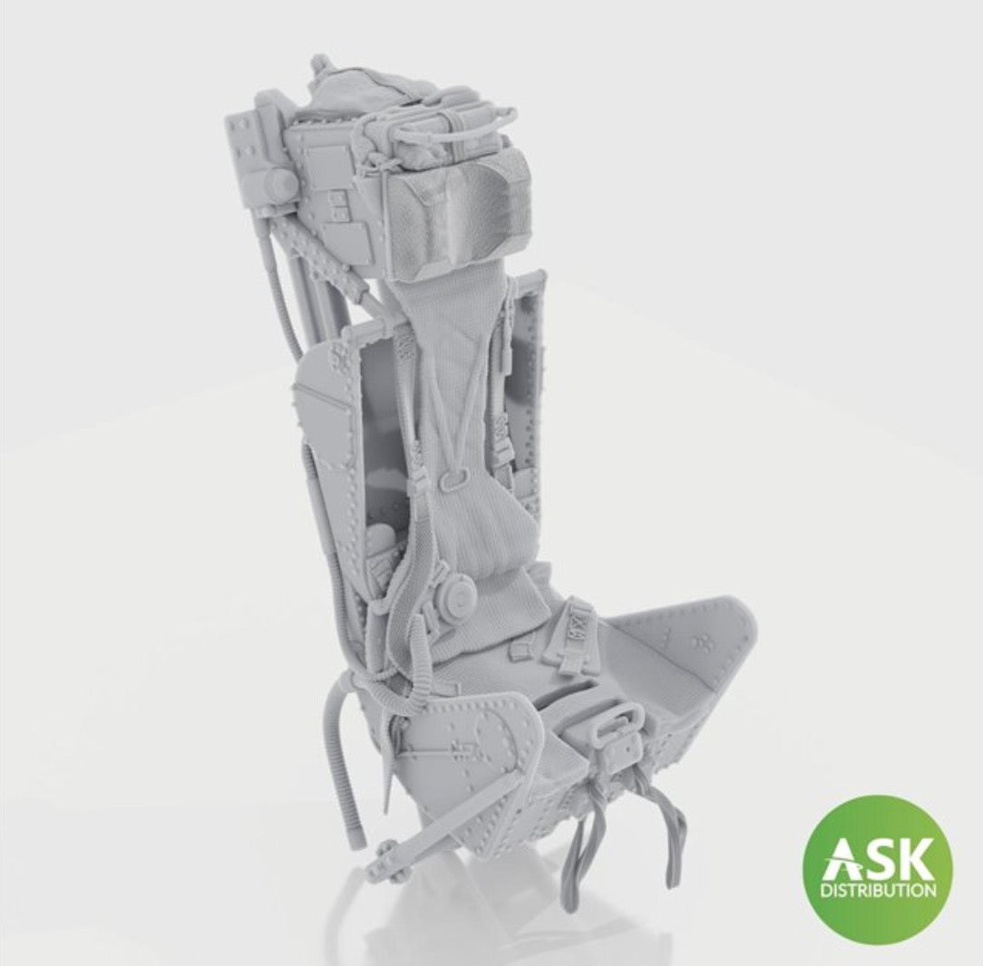 Art Scale Kit A32037 Ejection Seat - M.B Mk.2E with Seat Belts, without Survival Pack, rec. for Meteor F8/F9 Revell 1/32 – immagine 3