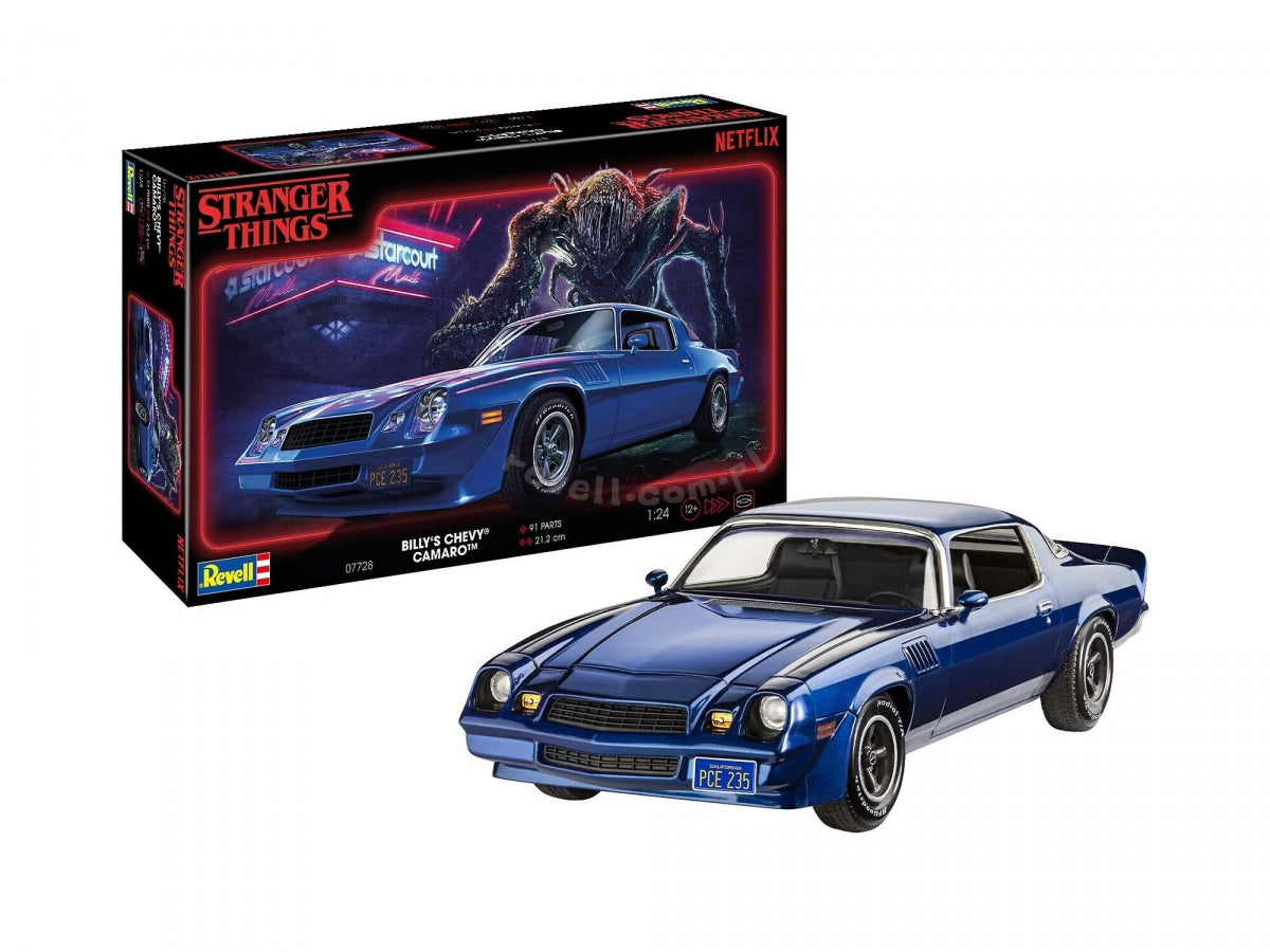 Revell 67728 Chevy Camaro Z/28 - Stranger Things Model Set 1/24 – immagine 2
