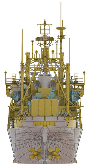 Hasegawa HP001 Antarctic research ship Soya Second Antarctic expedition 1/250 – Bild 8