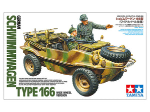Tamiya 35393 German Schwimmwagen Type 166 Wide Wheel Version 1/35 – immagine 2