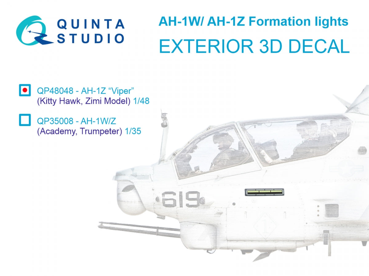 Quinta Studio QP48048 AH-1W/Z Formation (slime) lights (All kits) 1/48