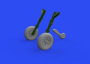 Eduard 672249 Spitfire Mk. Vc wheels for Airfix 1/72 – immagine 3
