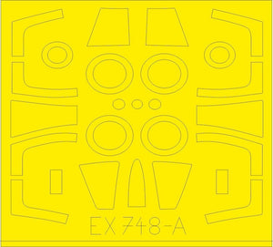Eduard EX748 F-104DJ TFace pour maquette Kinetic au 1/48