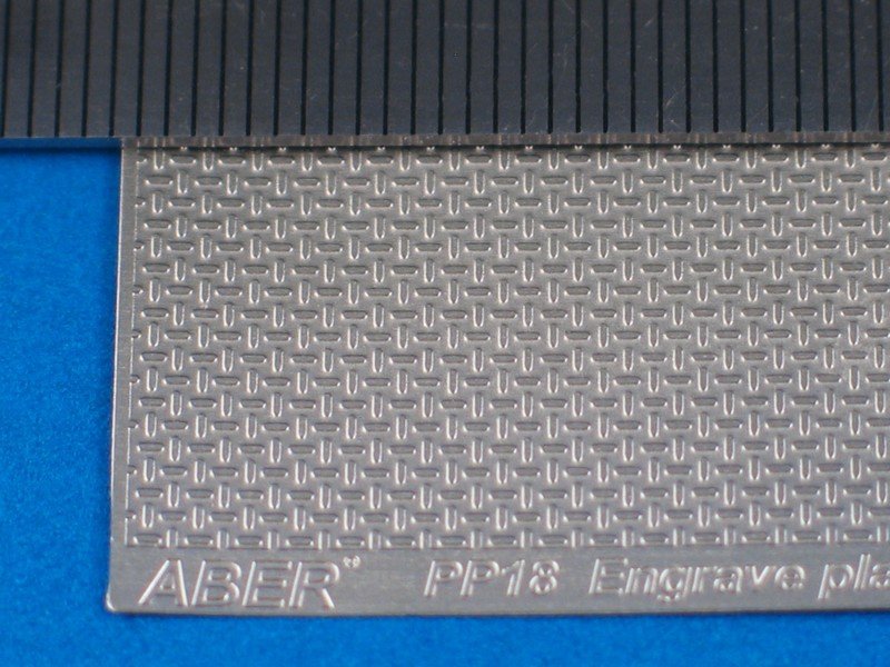 Plaque gravée Aber PP18 (140 x 77 mm) - Type allemand II WW (1/24/25)