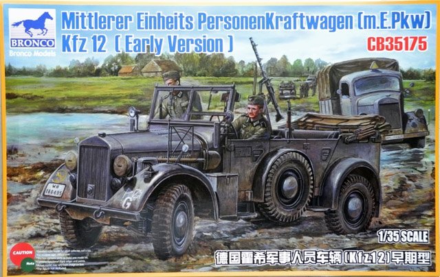 Bronco CB35175 Mittlerer Einheits Personenkraftwagen (m.E.Pkw) Kfz 12 1/35