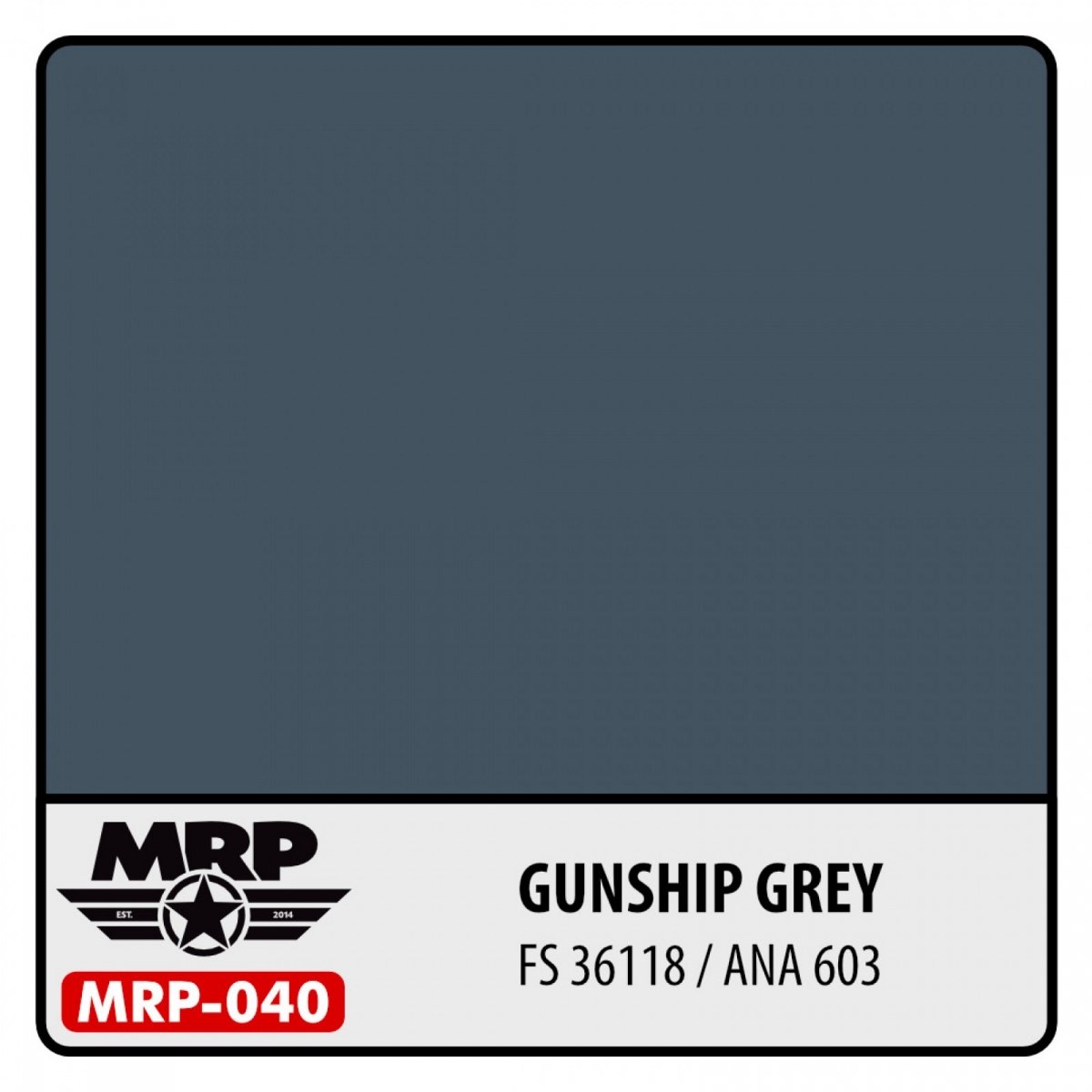 MR. Paint MRP-040 Dark Gray FS36118 ANA 603 Gunship Gray 30ml