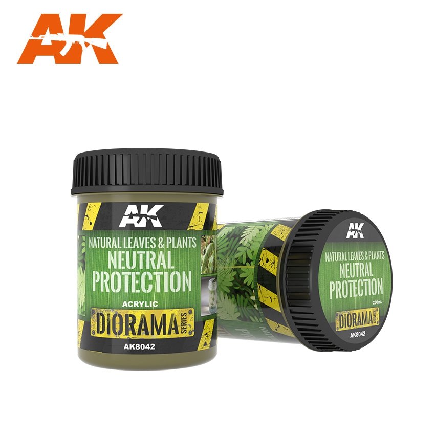 AK Interactive AK8042 NATURAL LEAVES &amp;amp; PLANTS NEUTRAL PROTECTION 250ml