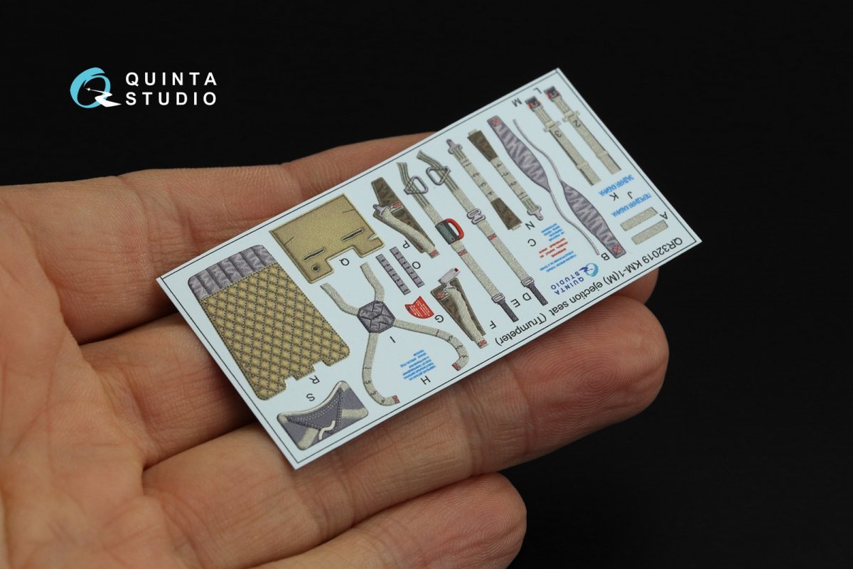 Quinta Studio QD32121 MiG-21UM 3D-Printed &amp;amp; coloured Interior on decal paper (Trumpeter) 1/32 – imagen 14