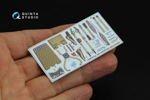 Quinta Studio QD32121 MiG-21UM 3D-Printed &amp;amp; coloured Interior on decal paper (Trumpeter) 1/32 – imagen 14