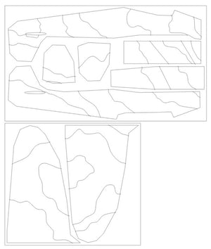 Omask 44008 Spitfire Mk.II camouflage surfaces F.Fajtl kamo J (for Eduard 11146) 1/48