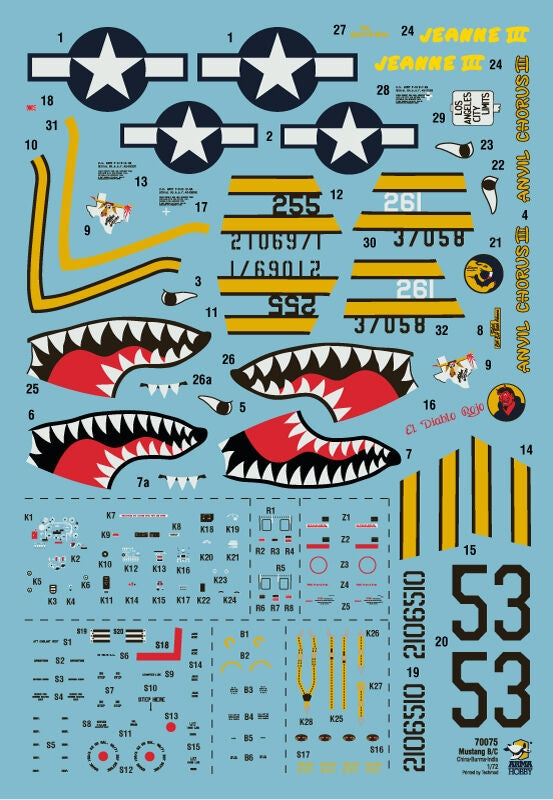 Arma Hobby 70075 P-51B Mustang China, Burma, India 1/72 – image 6
